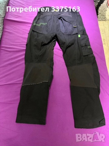 Snickers Черни работни панталони, снимка 2 - Панталони - 51439541