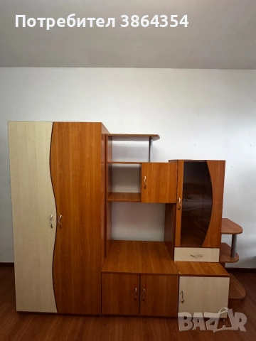 Комплект мебели за детска/спалня – 2 легла + гардероб + секция | ПОДАРЪК бюро и ракла