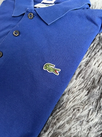 Поло Lacoste тъмно синьо L , снимка 4 - Ризи - 54257883