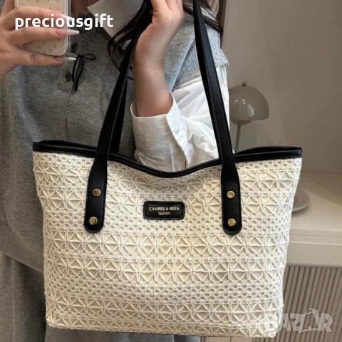 Дамска голяма чанта, снимка 2 - Чанти - 51462201