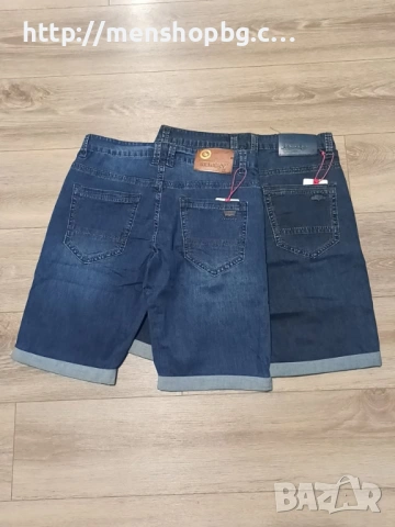 Дънкови къси панталони - бермуди код 80, снимка 2 - Къси панталони - 54278966