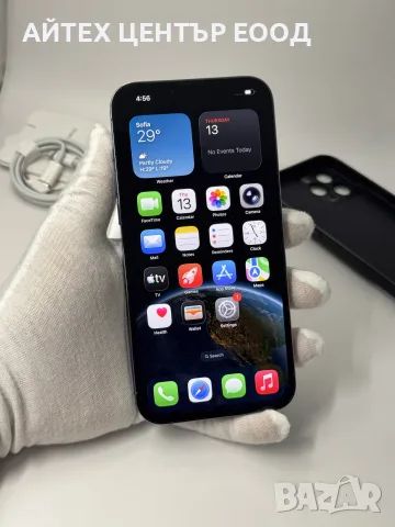 iPhone 13 Pro Max, 128GB, Blue, 100% батерия, КАТО НОВ, 1г. ГАРАНЦИЯ!, снимка 2 - Apple iPhone - 56005688