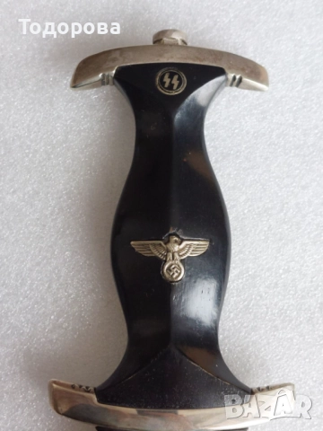WW2-Немски SS кортик (кама)първа емисия,отлично състояние, снимка 5 - Антикварни и старинни предмети - 52592520