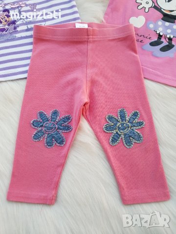 Тениски и клин за момиче 9-12 месеца, снимка 3 - Комплекти за бебе - 31765999