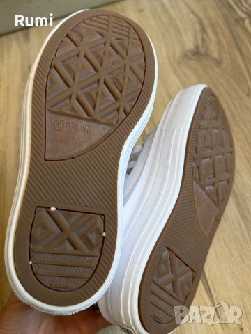 Оригинални бели кецове CONVERSE Chuck Taylor All Star Move ! 36,5 н, снимка 6 - Кецове - 38484695