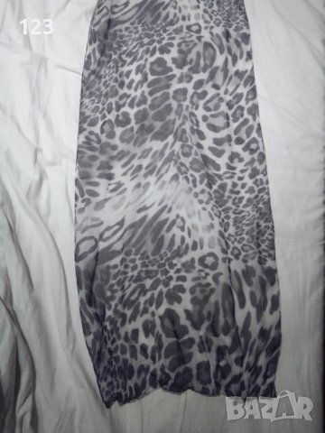 Интересна блуза в спортно-елегантен комплект със сив леопард, снимка 9 - Тениски - 42158059