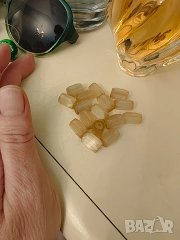 Императорски златист топаз 16 зърна Арт Деко 