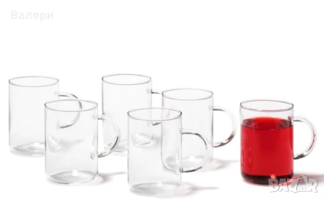 Стъклена чаша 300мл., снимка 3 - Чаши - 53205436