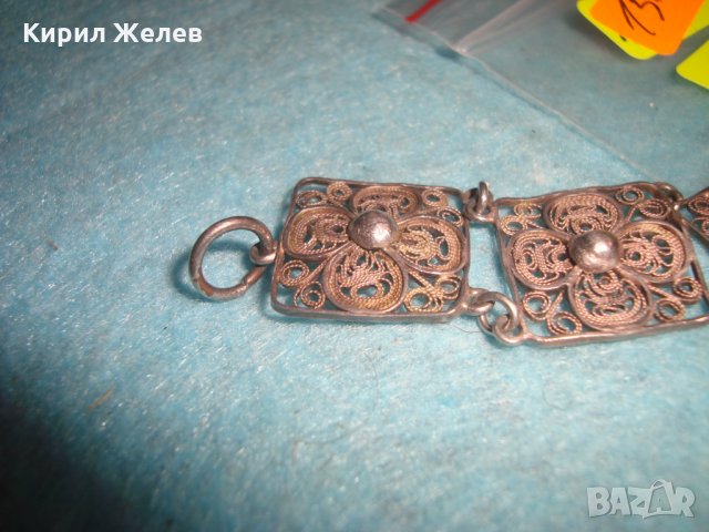 19 ВЕК ФИЛИГРАННА СРЕБЪРНА с ГРАНУЛАЦИЯ ФЛОРАЛНА ГРИВНА ЮВЕЛИРЕН УНИКАТ СРЕБРО 950 МАЙСТОРСКА 24483, снимка 9 - Антикварни и старинни предмети - 34883955