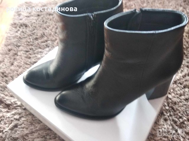 Дамски кожени боти № 38