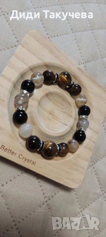 гривни от естествени кристали, снимка 6 - Гривни - 42560821