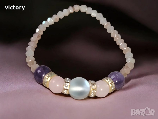 ✨ Heaven’s Embrace – гривна от естествени камъни ✨