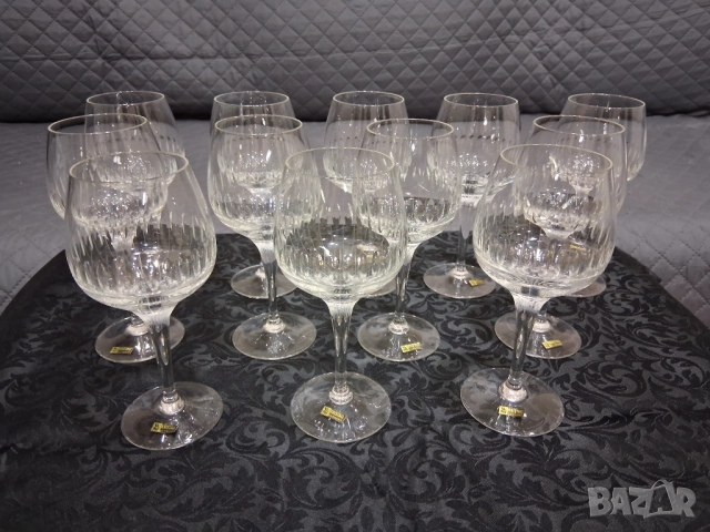 Комплект 12 чаши немски кристал WMF, снимка 15 - Антикварни и старинни предмети - 51937744