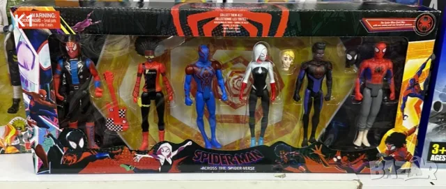 Комплект 6 фигурки Avengers Spiderman, Спайдърмен