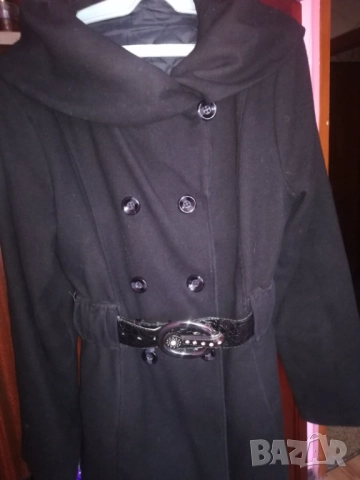 2 бр.дамски елегантни палта в черно, снимка 5 - Палта, манта - 44139577