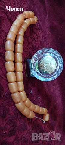 Стари броеница и икона, снимка 3 - Антикварни и старинни предмети - 53140983