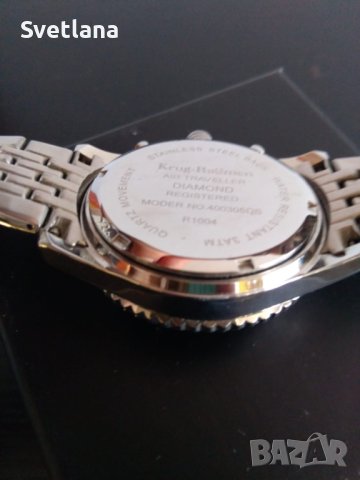 Мъжки часовник Krug-Baumen Mens Air Traveller Diamond Automatic  Ново!, снимка 3 - Мъжки - 42049982