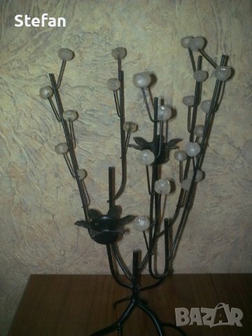 Свещници  от  метал, снимка 7 - Антикварни и старинни предмети - 38721164