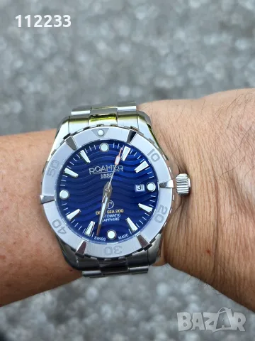 БАРТЕР Roamer Deep Sea Automatic 43mm, снимка 2 - Мъжки - 55991538