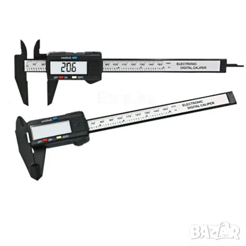Дигитален шублер 150 mm с PVC корпус, снимка 3 - Аксесоари и консумативи - 55867418