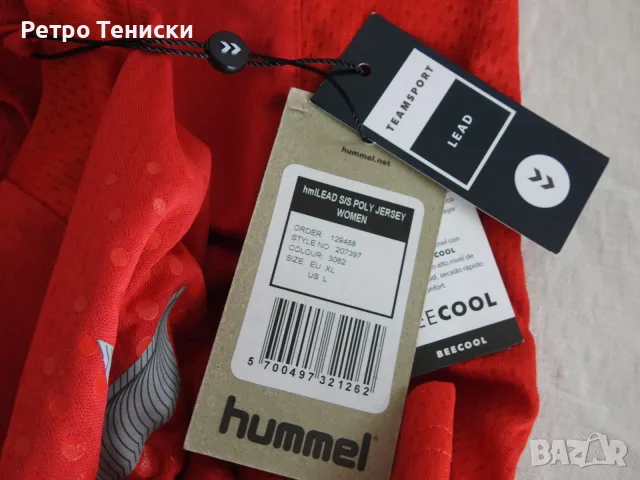Тениска • Handball Activewear #12 • Hummel • червено • размер XL • Мъже, снимка 5 - Тениски - 56314806