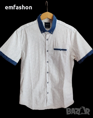 Мъжка риза "Teodor Slim Fit"- M, снимка 6 - Ризи - 51463681