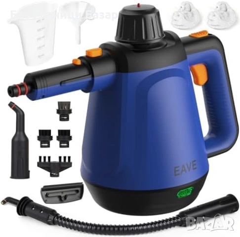 Нов Мощен ръчен парочистач 110°C с 10 аксесоара за дома чистене кола