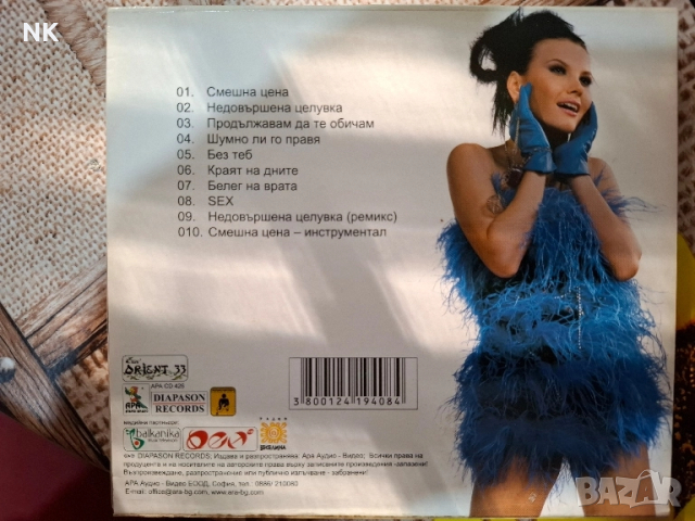 ТЕОДОРА-НЕДОВЪРШЕНА ЦЕЛУВКА, снимка 2 - CD дискове - 51491075