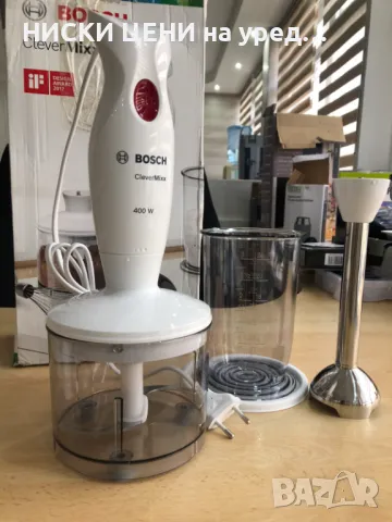 Миксер 3в1 BOSCH CleverMIXX 400W, снимка 4 - Миксери - 49220173