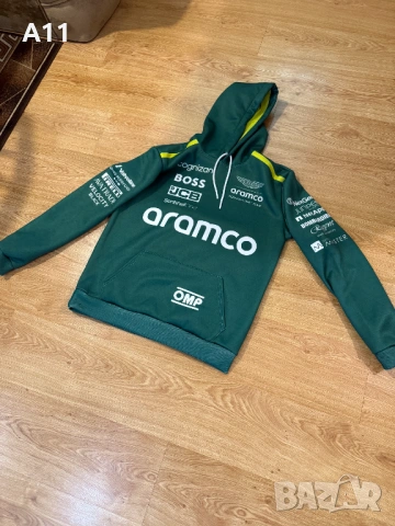 Мъжки суитшърт -Aston Martin x Hugo Boss F1 Team., снимка 2 - Спортни дрехи, екипи - 53936795