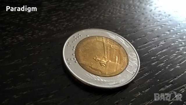 Монета - Италия - 500 лири | 1986г.