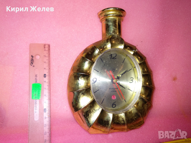 SHANGHAI CHINA Стар РЯДЪК ФИГУРАЛЕН КОЛЕКЦИОНЕРСКИ РЕТРО МЕХАНИЧЕН КИТАЙСКИ БУДИЛНИК ШАНХАЙ 24818, снимка 7 - Антикварни и старинни предмети - 44549240