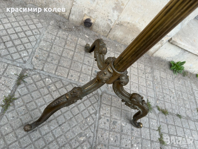 стара италианска месингова закачалка за дрехи, снимка 10 - Антикварни и старинни предмети - 54274999