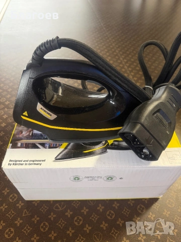 Ютия Karcher за SC EasyFinish, Керамично покритие, Постоянно налягане на парата, Тегло 1.4 кг, черна, снимка 2 - Ютии - 53118991