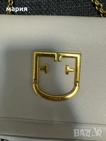 Чанта Furla естествена кожа, снимка 3 - Чанти - 51109879