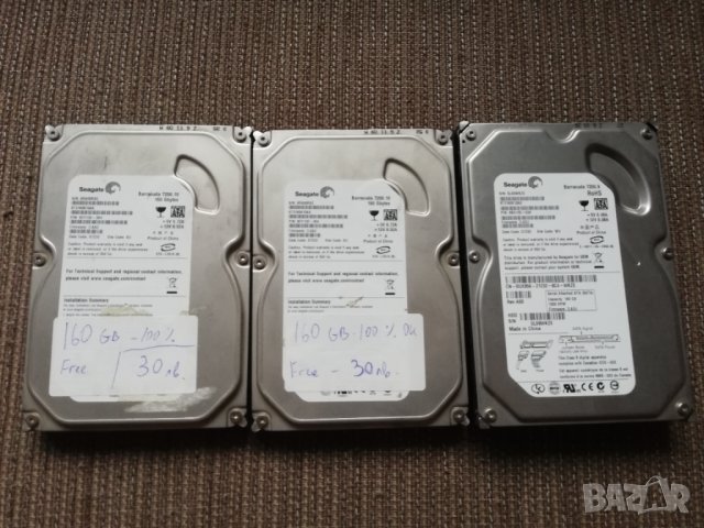 HDD 160GB хард диск 3.5" 3 броя = 30лв, снимка 1