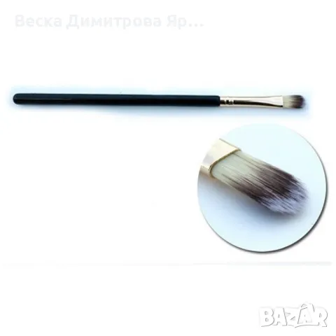 Комплект от девет броя четки за грим в изискана черна чантичка HZS84, снимка 8 - Козметика за лице - 47729465