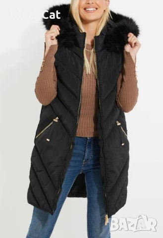 Дълъг Елек С Качулка, снимка 2 - Елеци - 44186071