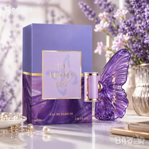 Дамски парфюм LA BONITA Velvet, Eau de Parfum, 90 мл – С нотки на бергамот, круша и ванилия, снимка 3 - Дамски парфюми - 55993504