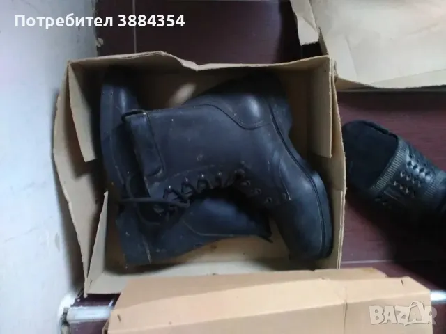 Мъжки кожени ботуши, снимка 2 - Мъжки ботуши - 47684860