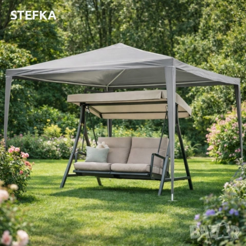 Шатра водоустойчива 4/3 метра, снимка 4 - Градински мебели, декорация  - 54330783