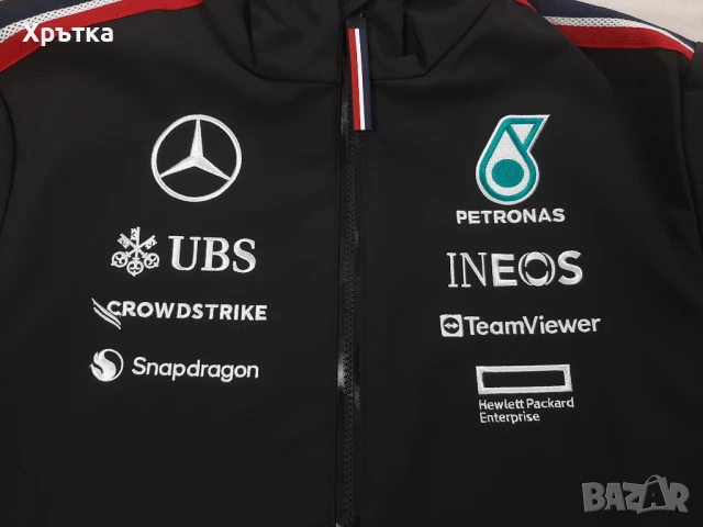 Mercedes AMG F1 Team Softshell - Оригинално мъжко яке р-р XL, снимка 12 - Якета - 50504469