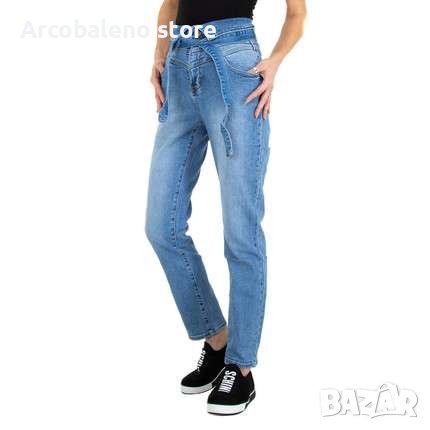 Дамски дънки с висока талия , снимка 3 - Дънки - 36935687