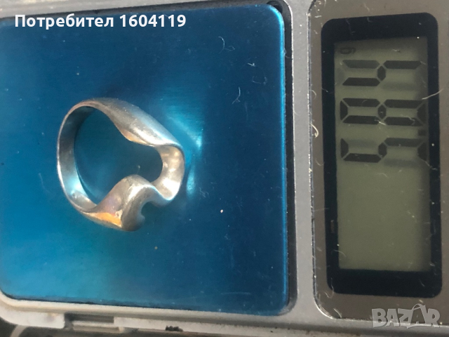 Страхотен сребърен пръстен, снимка 3 - Пръстени - 44594448