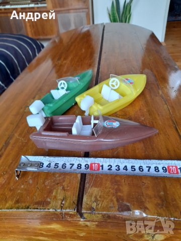 Стара играчка лодка,катер #7, снимка 4 - Антикварни и старинни предмети - 36824916