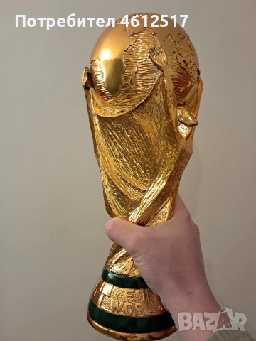 продавам трофей купа световнo първенство пo футбол, снимка 4 - Други ценни предмети - 52673469