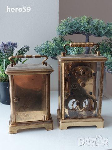 Два каретни часовника/каретен часовник/, снимка 5 - Антикварни и старинни предмети - 39906329