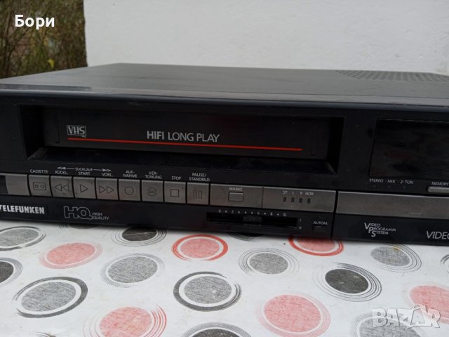 TELEFUNKEN HIFI STEREO A980P VHS Записващо видео, снимка 4 - Плейъри, домашно кино, прожектори - 39232677