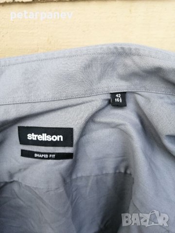 Мъжка риза Strellson - 42 размер, снимка 3 - Ризи - 36857398