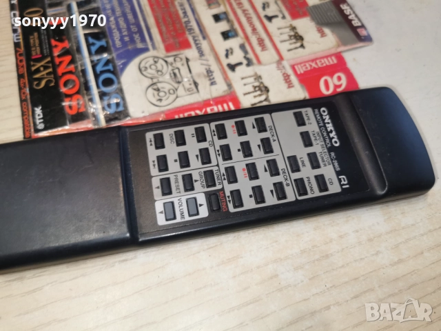 ONKYO R1 RC-286S AUDIO REMOTE-ВНОС SWISS 2612251021, снимка 3 - Ресийвъри, усилватели, смесителни пултове - 52902226